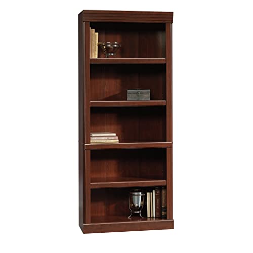 Sauder Heritage Hill Library/Book shelf, L: 29.80" x W: 12.99" x H: 71.26", Classic Cherry finish - WoodArtSupply