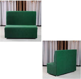 Armless Sofa Card Seat Cover 110-130cm Futon Cover Stretch Protector Slipcovers 2-Seater Settee Loveseat Couch Bed Covers with Elastic Bottom Suitable for Hotels, Bars(#1,Single-Sided seat) Generic