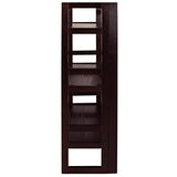 Casual Home 3-Shelf Folding Student Bookcase (20.75" Wide)-Espresso Casual Home