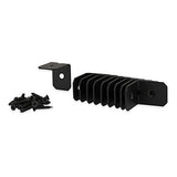 Ozco 51717 Ironwood 2-inch Rafter Clips, Black Galvanized Steel, Hardware Included (10 per Pack) Ozco Building Products