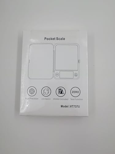 Vitafit 500g Digital Pocket Scale,High Accuracy Assured by Scale Professional Factory Since 2001, Gram Scale 0.01g for Multifunction: Lab,Food, Kitchen,Coffee,Jewelry; Black Vitafit