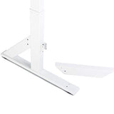 VWINDESK VJ205 Electric Height Adjustable Sitting Standing Desk Frame Sit Stand - Dual Motors 3 Stages Motorized Desk Base Only, White VWINDESK