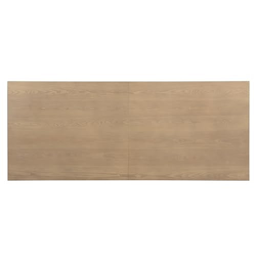 Christopher Knight Home Evat 95 Inch Dining Table for 6-8 People, Modern Kitchen Table with U-Shaped Legs, Large Wooden Rectangular Farmhouse Dinner Furniture for Dining Room, Home Office,Natural Ash Christopher Knight Home