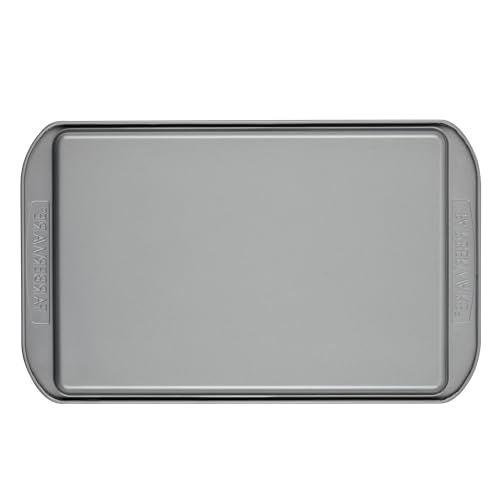 Farberware Bakeware Nonstick Cookie Baking Sheets, 3-Piece Set, Gray