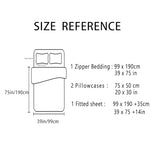 Dearller Zipper Bedding Twin Girls Pink Floral Bedding for Girls Flower Comforter All in one Zipper Kids Bedding Dearller
