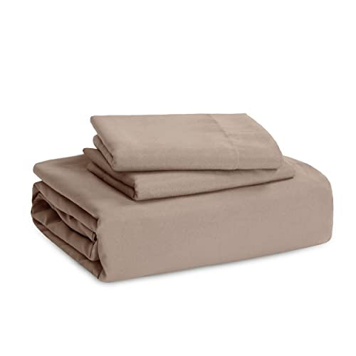 Bedsure Khaki Duvet Cover King Size - 3 Pieces Prewashed Extra Soft Bedding Set, Includes 1 Duvet Cover 104x90 Inches with Zipper Closure & 2 Pillow Shams, Comforter Not Included Bedsure