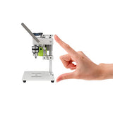 Mini Drill Press, Weytoll 24V Mini Bench Drill, Benchtop Drill Press, Portable Precision Drilling Machine, 7-Speed Low Noise Desktop Drilling Machine for Handicraft DIY Jewelry Making Metal Weytoll