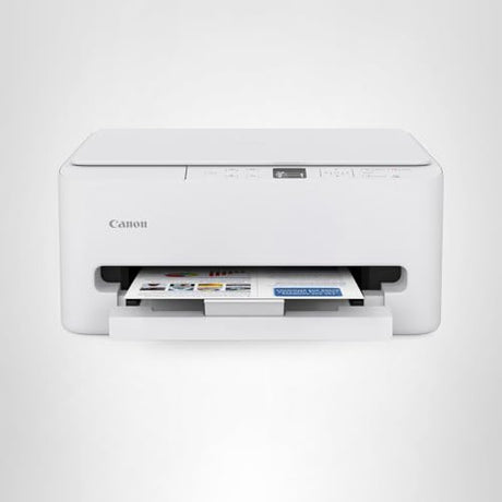 Canon PIXMA TS6520 Wireless Color Inkjet Printer Duplex Printing, White – Home Printer with Copier/Scanner, 1.42” OLED Display, Intuitive Control Panel, Compact Design Canon