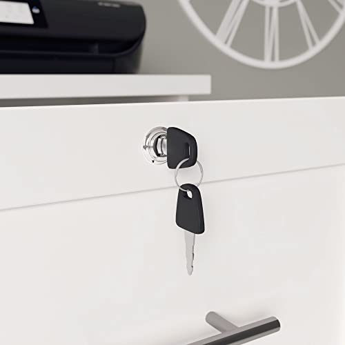 Realspace® 17" D Vertical 2-Drawer File Cabinet, White Realspace