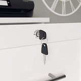 Realspace® 17" D Vertical 2-Drawer File Cabinet, White Realspace