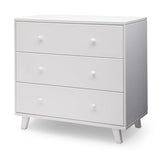 Delta Children Ava 3 Drawer Dresser with Changing Top and Interlocking Drawers - Greenguard Gold Certified, White Delta Children
