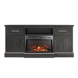 Ameriwood Home Gablewood Electric Fireplace & TV Console for TVs up to 65", Espresso Ameriwood Home