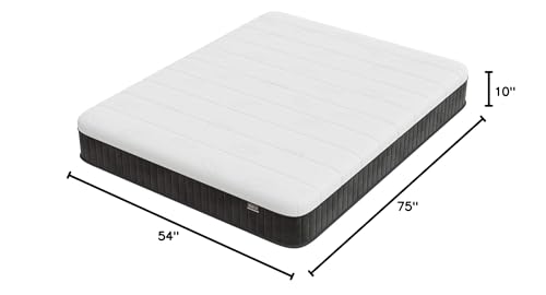 Swbvs Double Mattress, 10 Inch Hybrid Memory Foam Full Size Mattress, Full Bed Mattres in a Box Pressure Relief & Firm Mattresses,Double Size Matress Swbvs