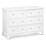 DaVinci Kalani 6-Drawer Double Wide Dresser in White DaVinci
