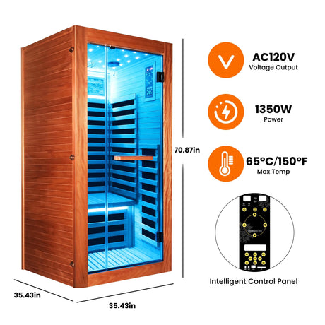 Single-person sauna room HouseOfZazla
