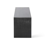 GDFStudio Farmhouse Acacia Wood Dining Bench, Black GDFStudio