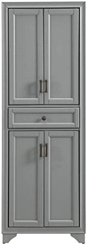 Crosley Furniture Tara Pantry, Distressed Gray Crosley Furniture