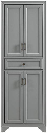 Crosley Furniture Tara Pantry, Distressed Gray Crosley Furniture