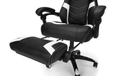 RESPAWN 110 Pro Gaming Chair - Gaming Chair with Footrest, Reclining Gaming Chair, Video Gaming Computer Desk Chair, Adjustable Desk Chair, Gaming Chairs For Adults With Headrest Pillow - White RESPAWN
