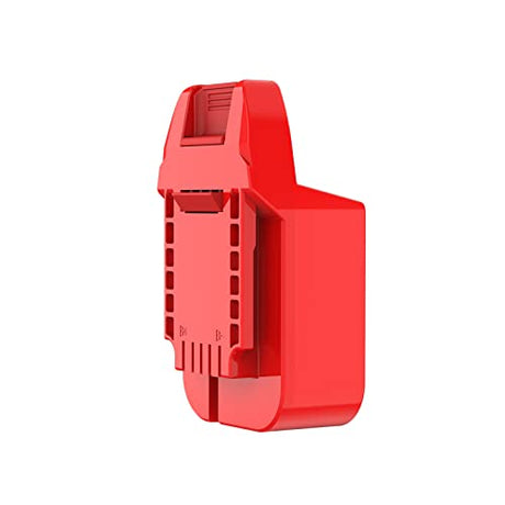 Adapter Fits Ba uer 20v Cordless Tools for Milwaukee M18 RED (NOT V18) Slider Lithium Batteries - Adapter Only LQ-18RY