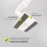 VALU Cable Management Spine – 49 Inch Cable Organizer for Height-Adjustable & Fixed Desks – Sturdy & Flexible with Magnetic Link – Cord Management System Under Desk with Steel Base & Non-Slip Pads VALU