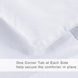 COHOME Premium Twin XL Size Cooling Comforter, All-Season Quilted Down Alternative Duvet Insert, Luxury Hotel GentleSoft Comforter with Anti-Clump Tech & 8 Tabs - Reversible - White 68x92 inches COHOME