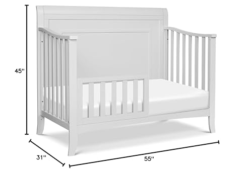 DaVinci Anders 4-in-1 Convertible Crib in Cloud Grey, Greenguard Gold Certified DaVinci