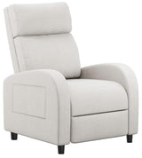 Homall Recliner Chair, Recliner Sofa for Adults, Recliners Home Theater Seating with Lumbar Support, Reclining Sofa Chair for Living Room (Fabric, Beige)