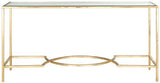 Safavieh Home Collection Inga Gold Console Table SAFAVIEH