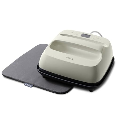 Cricut EasyPress® SE – 9 in x 9 in Heat Press + Cricut EasyPress Mat, 12 in x 12 in - Heat Transfer Machine for T-Shirts, Tote Bags, Baby Clothes, Decor, & More - Easy to Use - Taupe Cricut