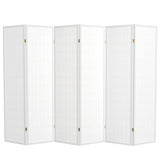 Red Lantern 6 ft. Tall Window Pane Shoji Screen - White - 6 Panels Red Lantern