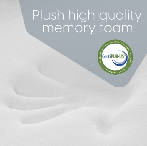 Milliard Premium Memory Foam Folding Mattress, Tri Fold with Waterproof Washable Cover, Space Saver Single Size (75"x25"x4) Milliard