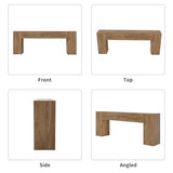 Epecoya Extra Long Console Tables for Entryway 86-Inch, Farmhouse Couch Table Behind Sofa Wooden, Modern Entryway Table for Entrance, Hallway, Living Room, Apartment, Natural Oak Brown Epecoya