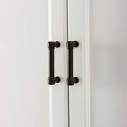 Crosley Furniture Tara Wall Mounted Bathroom Storage Medicine Cabinet with Shelves, Vintage White Crosley Furniture