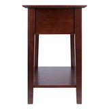 Winsome Wood Shaker Accent Table, Antique Walnut Winsome
