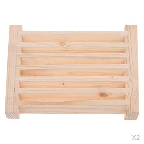 Xiaojikuaipao 2 Pack Cedar Sauna Air Vent Grill - Spa Ventilation Louver for Wooden Sauna Panel, Natural Wood Window - Perfect Sauna Accessories for Home Spa Xiaojikuaipao