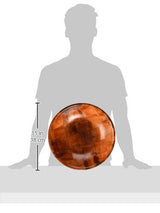 Winco WWB-14 Wooden Woven Salad Bowl, 14-Inch, Brown Winco