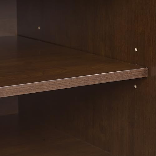 Crosley Furniture Cameron Corner Record Player Cabinet Turntable Stand, Storage for up to 230 Vinyl Records, Brown Crosley Furniture