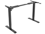 Monoprice Single Motor Sit-Stand Desk - Back to Basics Electric, Easy Adjustment, 32.4 x 18.9 x 27.9 Inches, Lifts Up to 154 Pounds, Black - Workstream Collection Monoprice