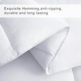 COHOME Premium Twin XL Size Cooling Comforter, All-Season Quilted Down Alternative Duvet Insert, Luxury Hotel GentleSoft Comforter with Anti-Clump Tech & 8 Tabs - Reversible - White 68x92 inches COHOME