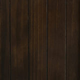 SIMPLIHOME Bedford SOLID WOOD 39 inch Wide Rustic Medium Storage Cabinet in Dark Tobacco Brown, with 2 Tempered Glass Doors, 4 Adjustable Shelves SIMPLIHOME