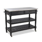 Homestyles Savanna Kitchen Cart, FURNITURE, Black homestyles