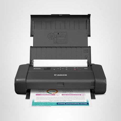 Canon PIXMA TR160 Wireless Portable Printer, 50-Sheet Paper Tray and 1.44" Display Canon