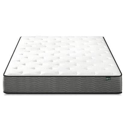 ZINUS 10 Inch True Support Hybrid Mattress [New Version], Queen, Fiberglass Free, Medium Feel, Motion Isolation, Certified Safe Foams & Fabric, Mattress in A Box