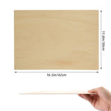 12Pcs 16 x 12 x 1/16 Inch Basswood Sheets, Unfinished Basswood Sheets, Plywood Sheet for Arts and Crafts, Painting, Pyrography, Wood Engraving, Wood Burning, Laser, Architectural Models ACXFOND