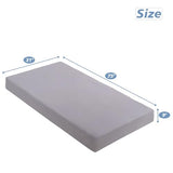 Cot Sheets 31" x 75", Cot Size Sheet Fitted for Narrow Twin Mattress/RVs Bunk/Guest Beds/Army Cots/Trifold Mattress/Travel Size Mattress, Ultra Soft & Breathable Camper RV Bunk Bed Sheets, Gray URZGU