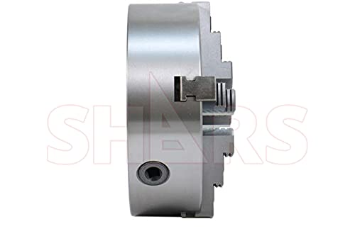 Shars 10" 4 jaw Self Centering Scroll Lathe Chucks Solid Jaws 202-5475 R[ Shars