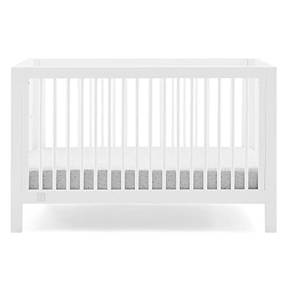 GAP babyGap Charlie 6-in-1 Convertible Crib - Greenguard Gold Certified, Bianca White - WoodArtSupply