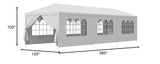 BBBuy 10’X30’ Outdoor Canopy Tent with Removable Sidewalls Gazebo Shelter Pavilion for Backyard BBQ Camping Picnic Parties Wedding Ceremony, Easy Assemble and Removable BBBuy