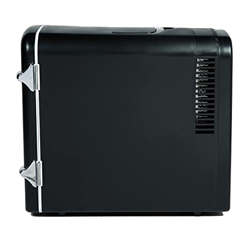 Frigidaire EFMIS175BLACKCP4 Portable Cooler for Car, Office, Bedroom, Dorm Room, or Cabin, 11.8"D x 7.1"W x 10.1"H, Black Frigidaire